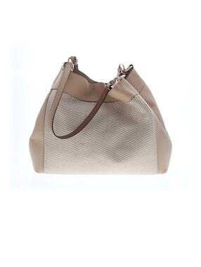 Coach Beige Textured Tote Bag - Women's Shoulder Handbag